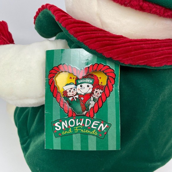 VTG NOS 1998 Snowden Plush Snowman Christmas 24” Commonwealth Target w/ Tags - Picture 7 of 15